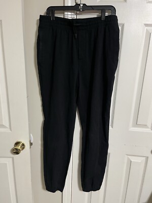 Baleaf Women Pants Large Black  Drawstring Athletic (HOME48)