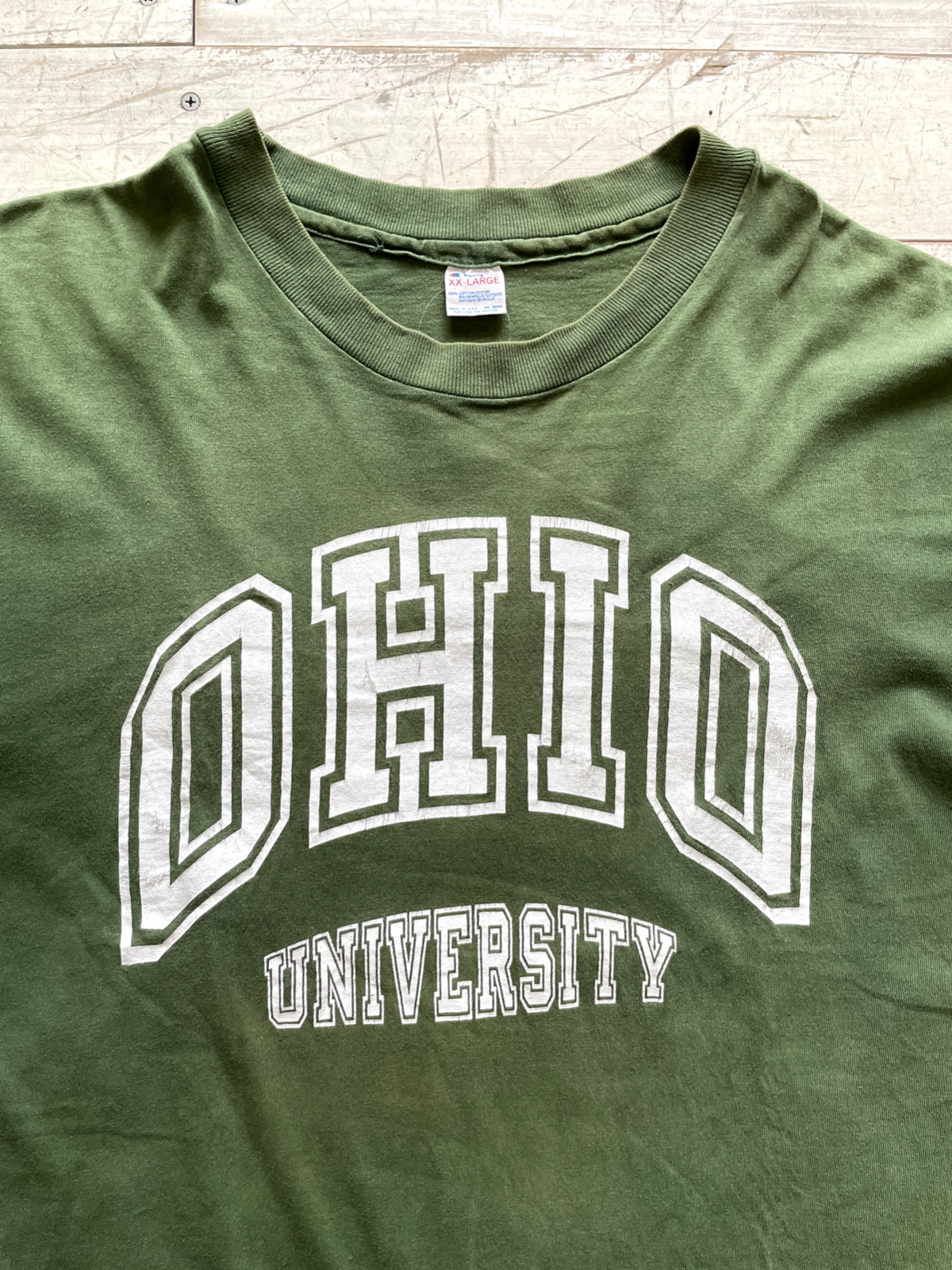 champion 　vintage football t-shirt 80s champion vintage t shirt XXL 100% cotton single stitch