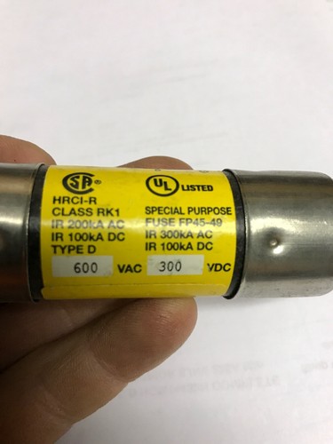 COOPER BUSSMANN LPS-RK-100SP LOW-PEAK TIME-DELAY FUSE,  RK1, 600-VOLT, 100-AMP