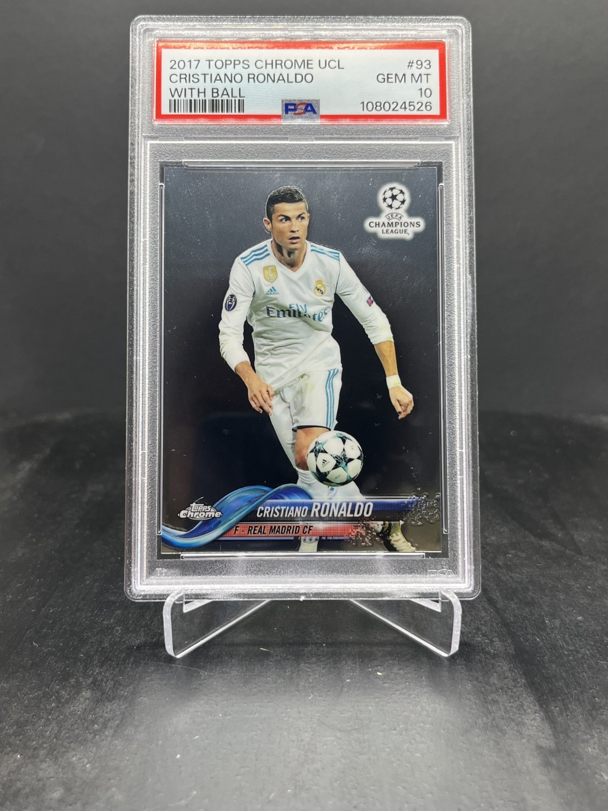 その他 PSA10 2017 TOPPS CHROME UCL RONALDO 2017 Topps Chrome UEFA Champions League Cristiano Ronaldo