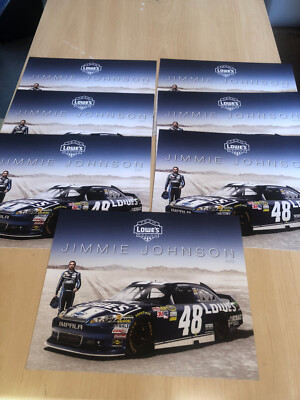 LOT of 7 Jimmy Johnson #48 Lowe's Hero Cards #N10