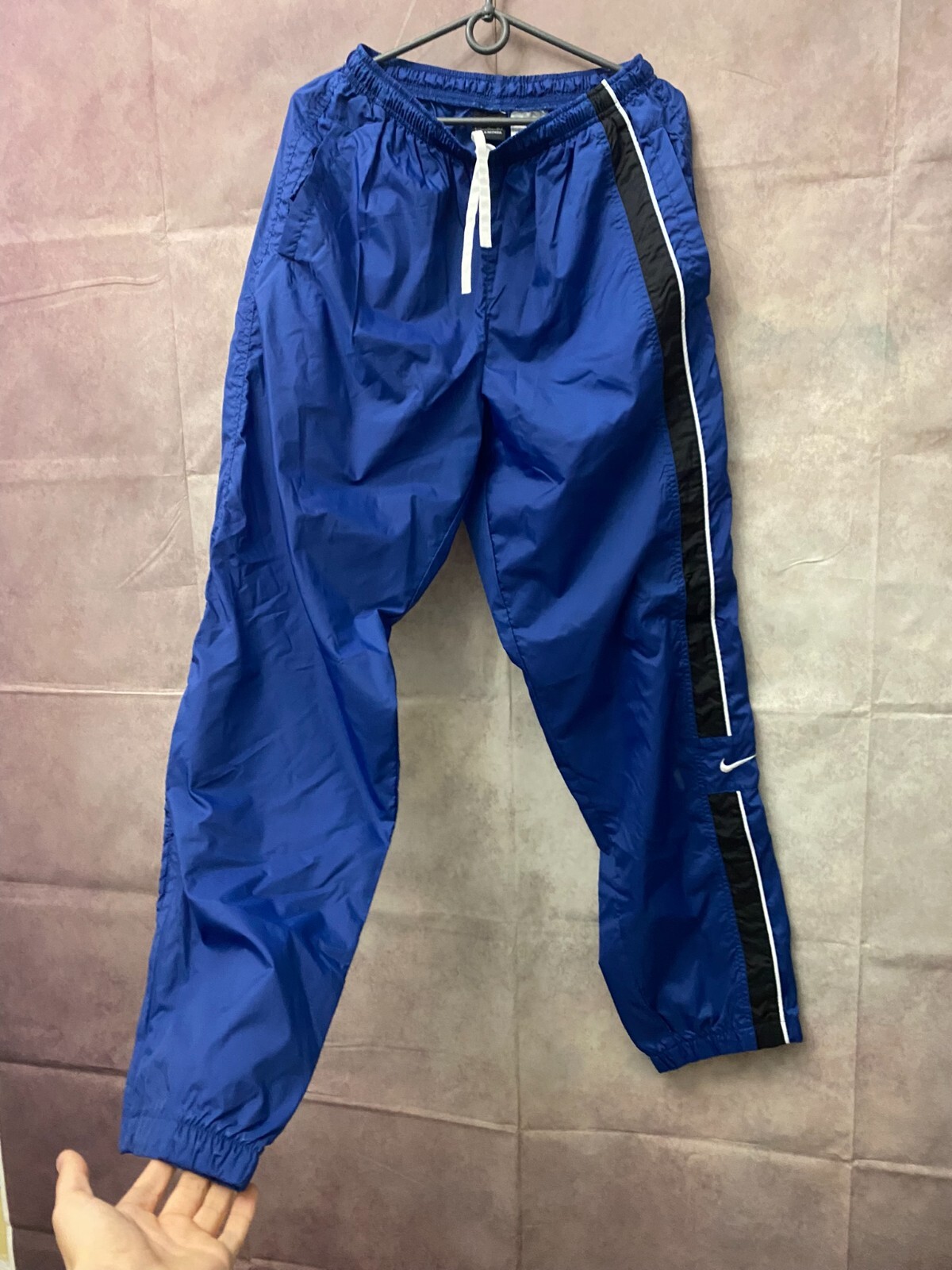 ウェア archive NIKE 00s gimmick nylon pants y2k USED】00'S NIKE GIMMICK NYLON PANTS BLACK | KON