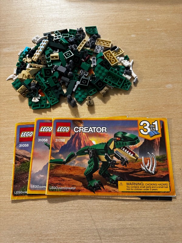 LEGO #31058 CREATOR - Mighty Dinosaurs 100% | eBay