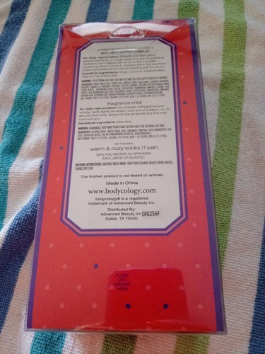 bodycology toasted sugar body cream mist and warm cozy socks set of 3