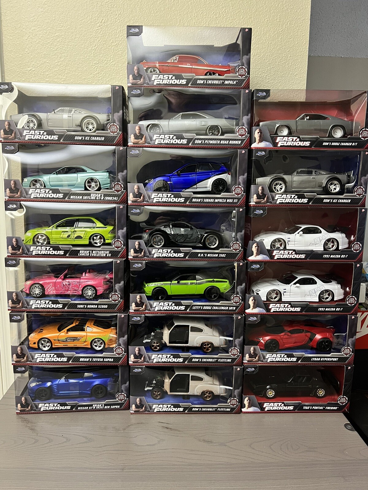 ジャダトイズ JADA TOYS 1/24ミニカー 6台セット