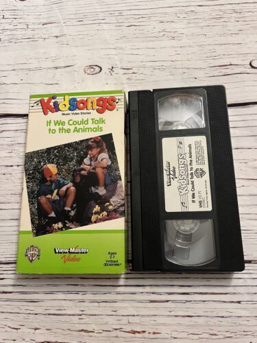 Kidsongs VHS If We Could Talk To Animals Vintage View Master Kidsongs VHS If We Could Talk To Animals Vintage View Master