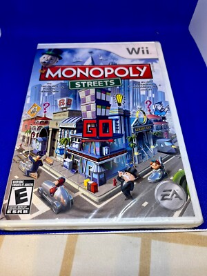 Monopoly Streets (Nintendo Wii, 2010) New Sealed - Fun Game With Family
