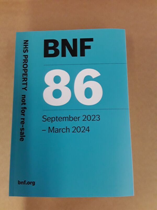 Bnf 86 -British National Formulary Bnf 86 September 2023- March 2024