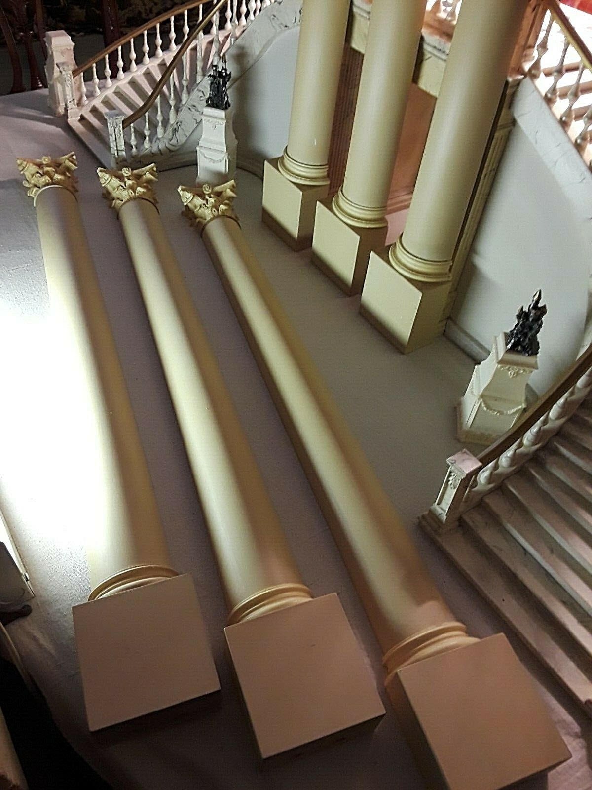 ONE, CORINTHIAN  PILASTER  COLUMN,   HEIGHT 34 3/4