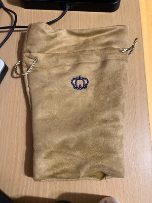 Crown Reserve 750ml suede bag