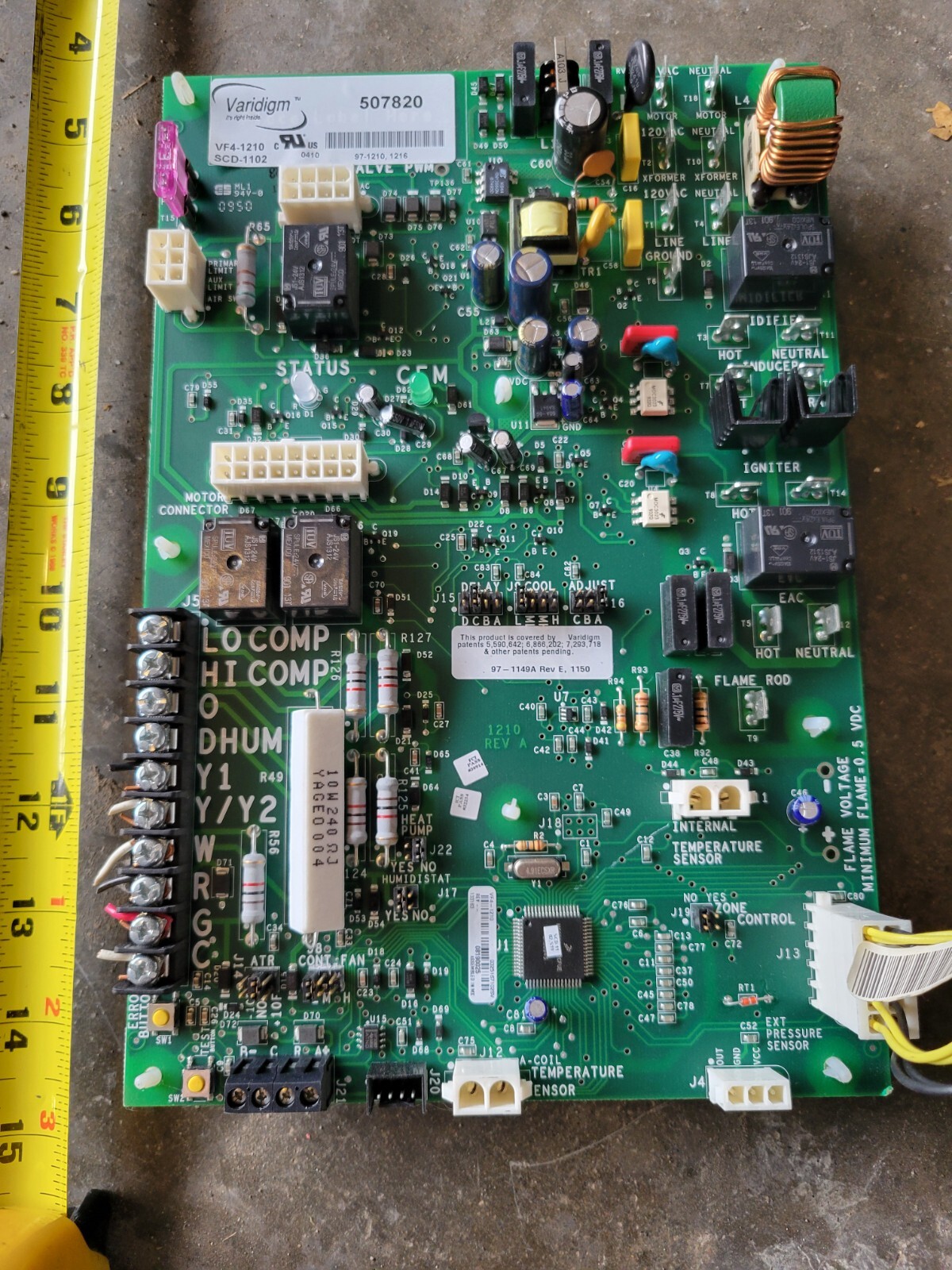 lmf ページ　SCO-61/N OEM York Luxaire VARIDIGM 507820 Control Board SCD-1102 VF4