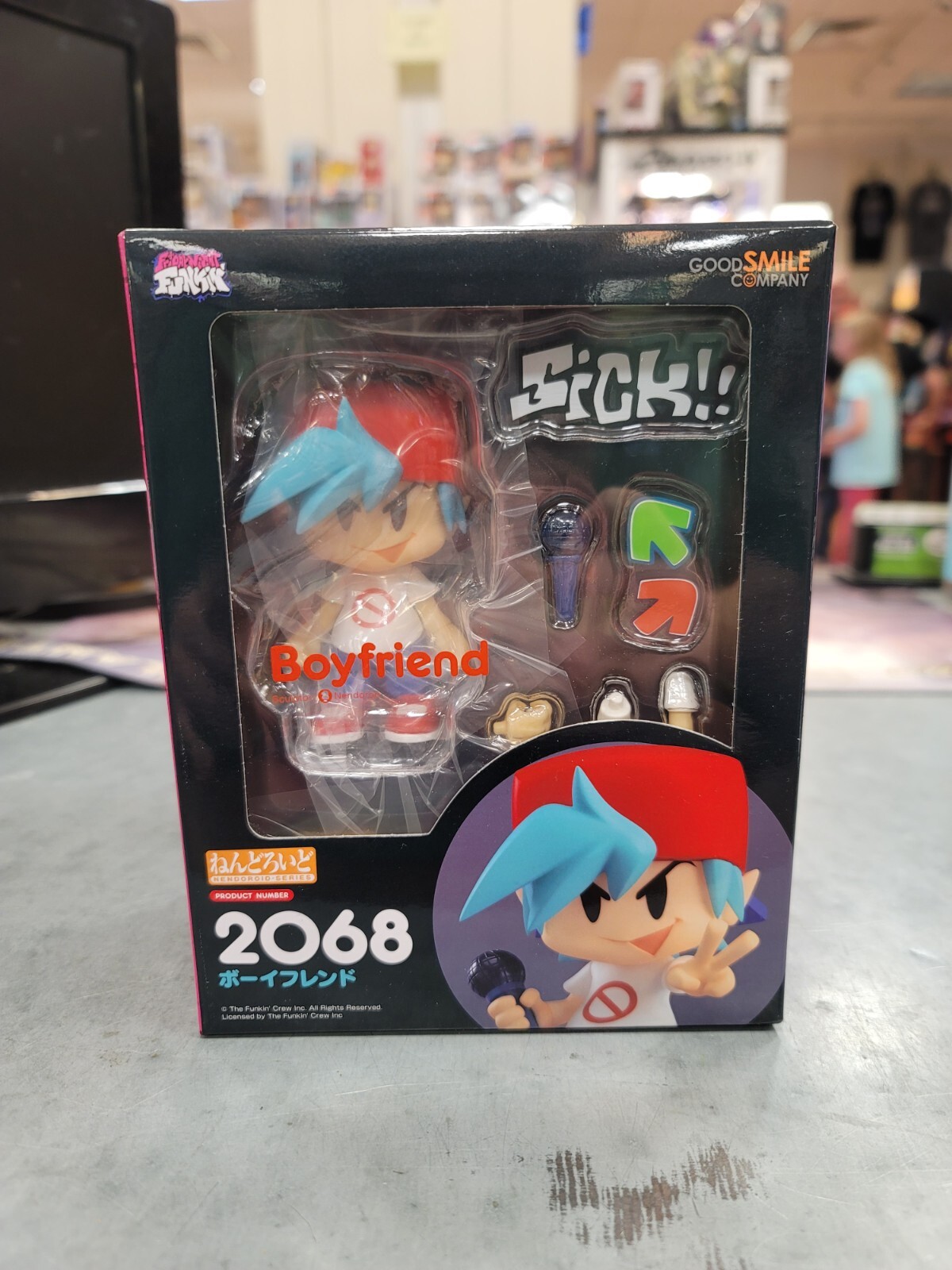 ねんどろいど　ボーイフレンド フィギュア 2068 Friday Night Funkin' - Boyfriend - Nendoroid #2068 Good