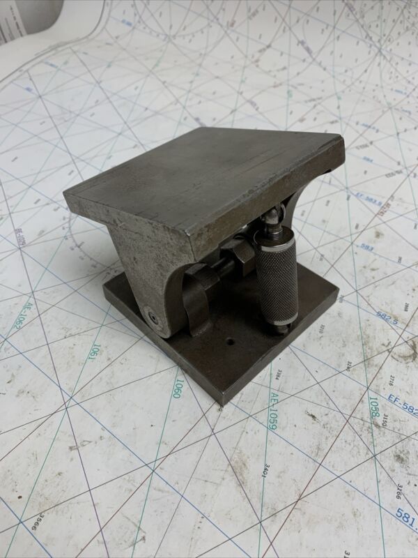 small tilt machinist table fixture plate sine plate 4x4”