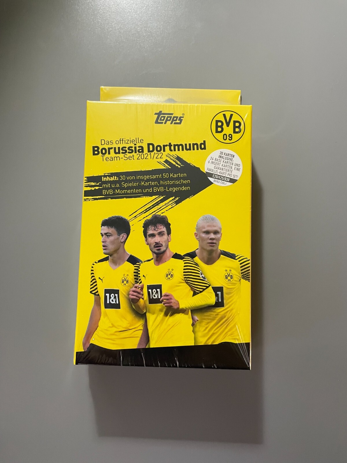 2021-22ドルトムント　ホームオーセンティック　ハーランド Erling Braut Haaland Hand signed Borussia Dortmund autograph
