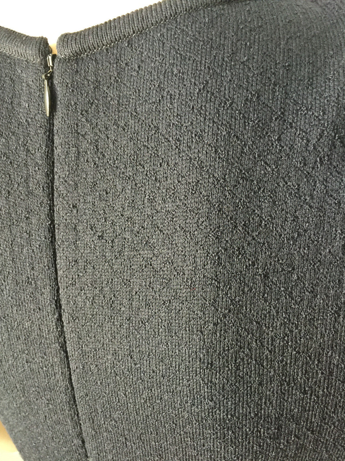 Pre-owned St John Knit 6 Womens Dress Red Firefox & Black Color Block Wool Rayon