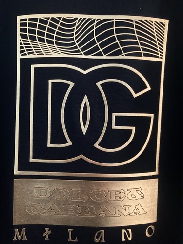 Pre-owned Dolce & Gabbana Unxd Tshirt Size 44 100% Authentic Limited Edition Tee In Black