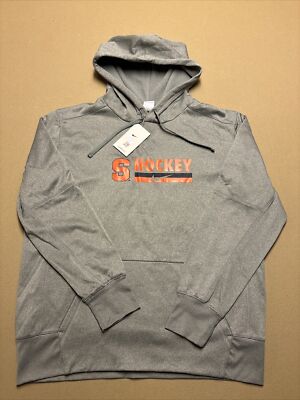 NWT Nike Syracuse Orange Hockey Therma Fit Pullover Hooded Sweatshirt Mens Large