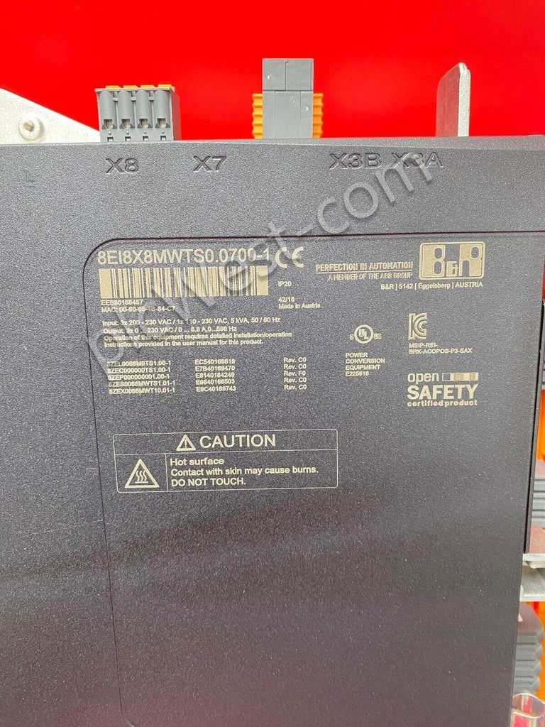 B&R Acopos P3 8EI8X8MWTS0.0700-1 — 2