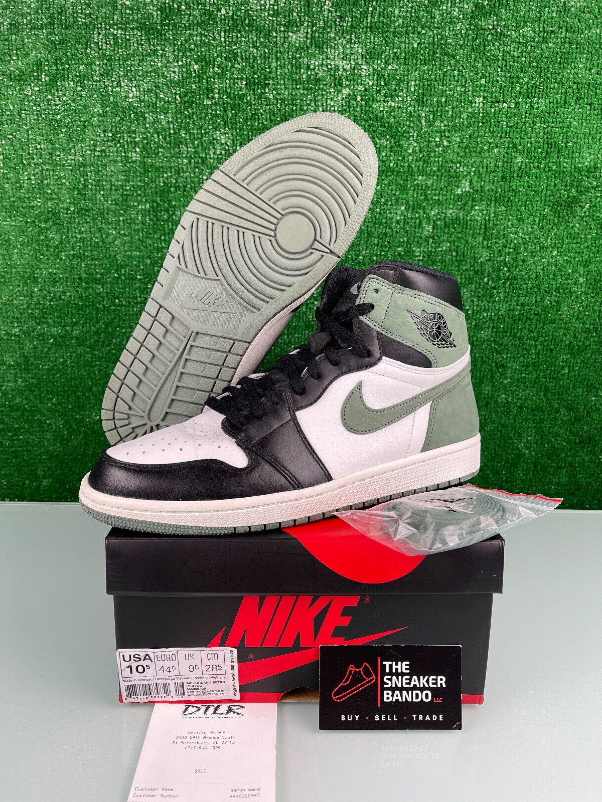 aj1 clay green
