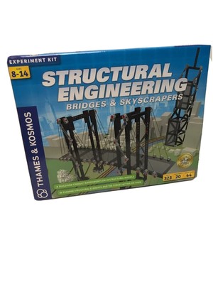 New! Thames & Kosmos Kit #625414 Structural Engineering: Bridges & Skyscrapers