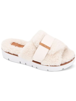 GENTLE SOULS KENNETH COLE Женские бежевые сандалии-горки на платформе Lavern 9