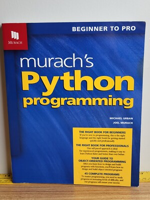Murach's Python Programming: Beginner to Pro by Urban