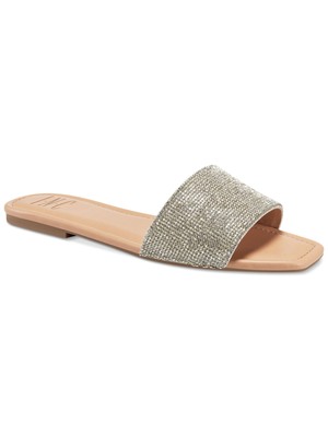 

Женские шлепанцы INC Silver Stretch Gore с квадратным носком, размер 6,5 м, Серебряный, 10011995300