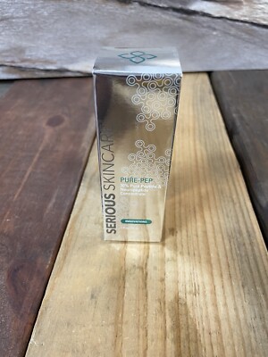 Serious Skincare Pure Pep 30% Pure Peptide Face Concentrate NEW 1 oz