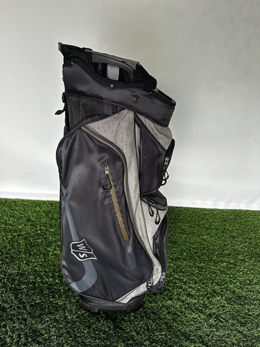 Wilson Staff Cart Bag 14 Way Navy Blue And Gray