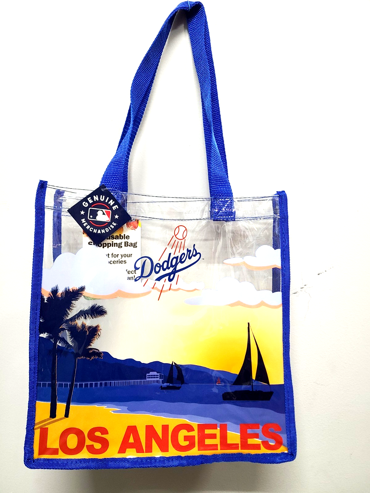 村上隆 x MLB Dodgers Tote Bag \"Clear Takashi Murakami X MLB World Tour Tokyo Series Dodgers Clear