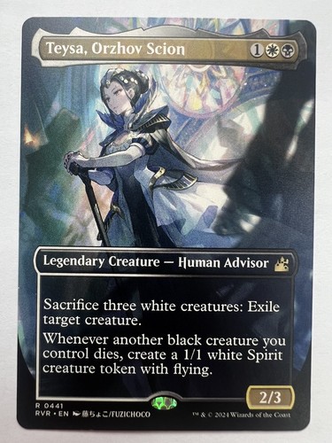 MTG Teysa, Orzhov Scion (Anime Borderless) Ravnica MTG Teysa, Orzhov Scion (Anime Borderless) Ravnica