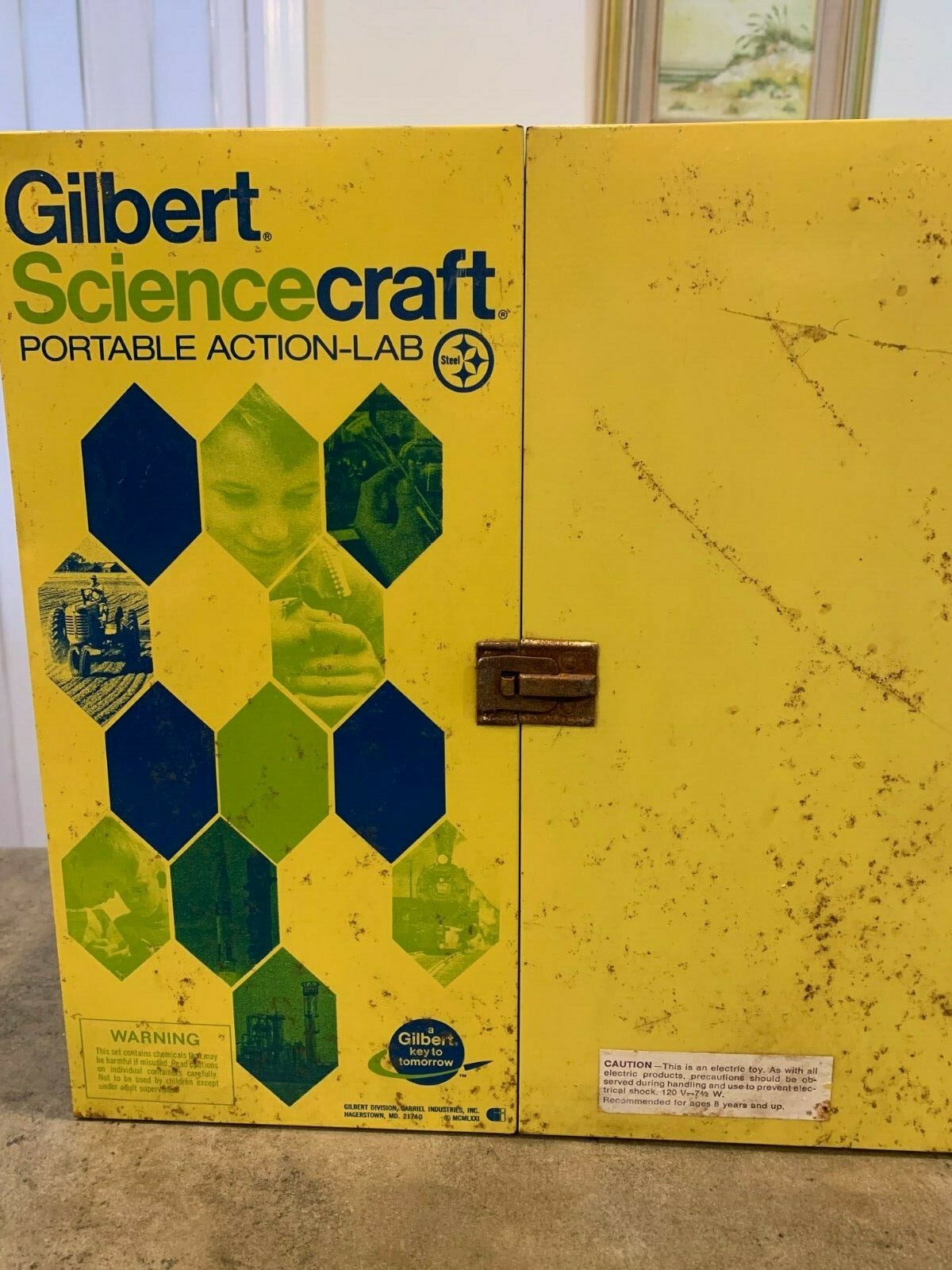 Vintage Gilbert Sciencecraft Portable Action Lab Microcraft Lab Model 31305 RARE