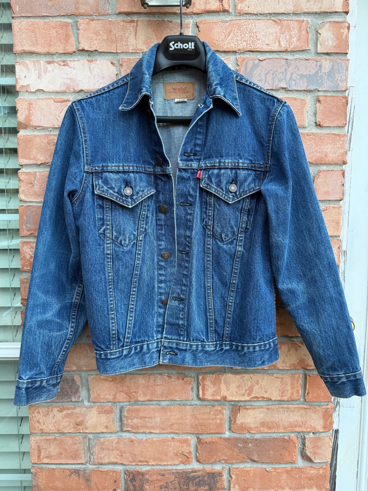 Vintage 70s Levi's Men's Denim Blue Jean Jacket - Size 36