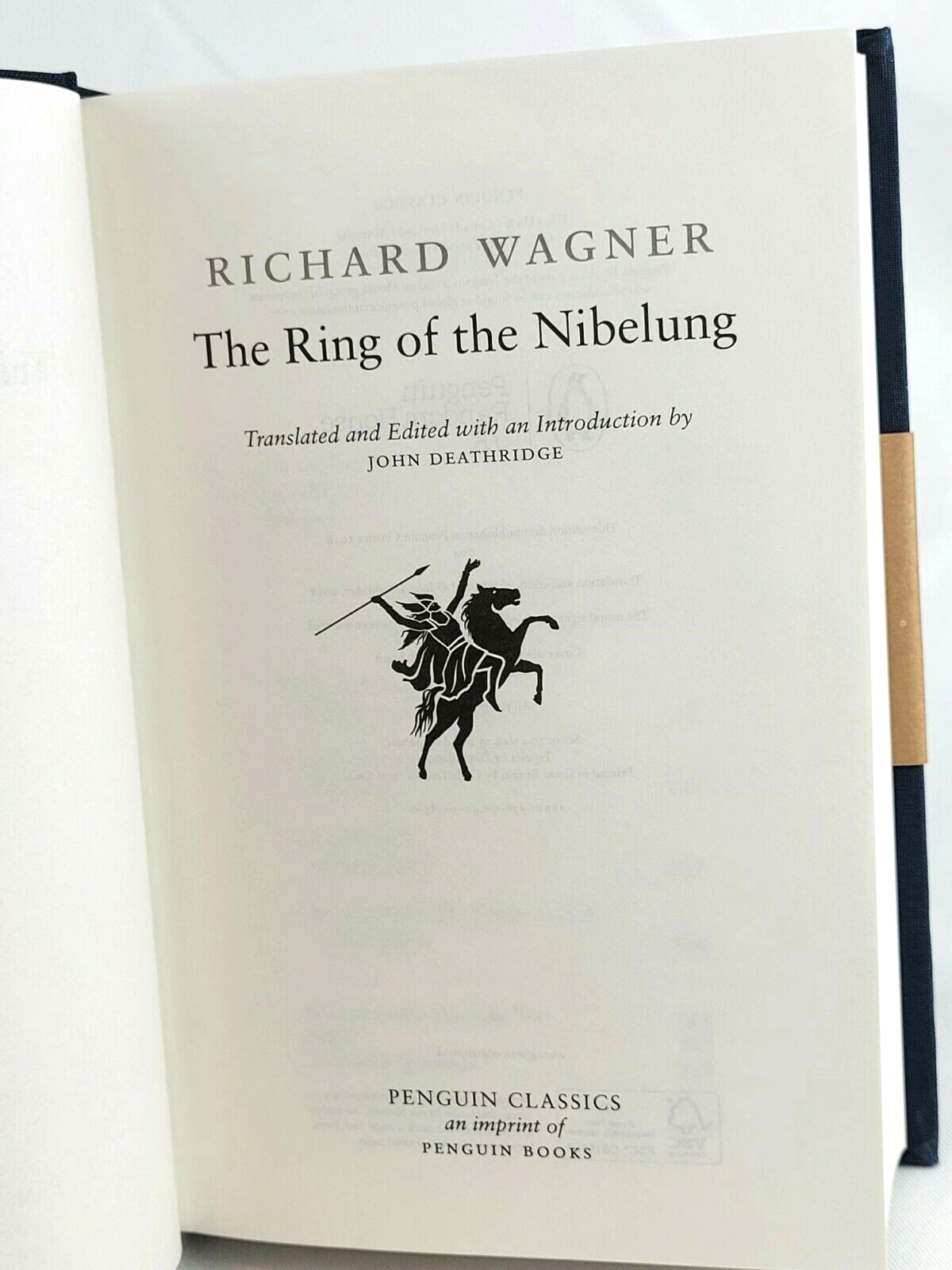 THE RING OF THE NIBELUNG by Richard Wagner Penguin Clothbound Collectible NEW