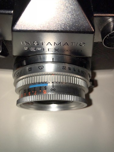 KODAK INSTAMATIC REFLEX Schneider Kreuznach Xenar 45mm 2.8 Lens 35mm film CAMERA