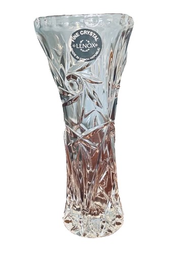 すずらん チェコ製 ボヘミアクリスタル TOP CRYSTAL VASE