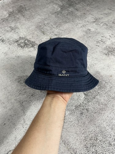 Gant Bucket Hat Navy Blue Size L/XL | eBay