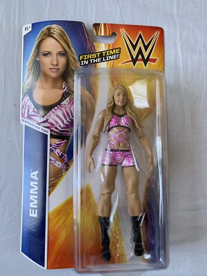 WWE WRESTLING BASIC SERIES FIRST TIME IN THE LINE SUPERSTAR DIVA EMMA SEALED!