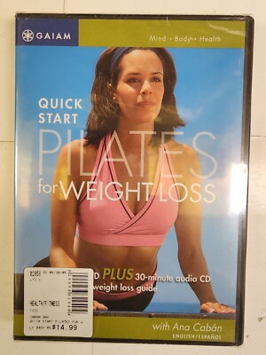 Quick Start Pilates for Weight Loss (DVD, 2005, 2-Disc Set, DVD+CD) NEW  A12