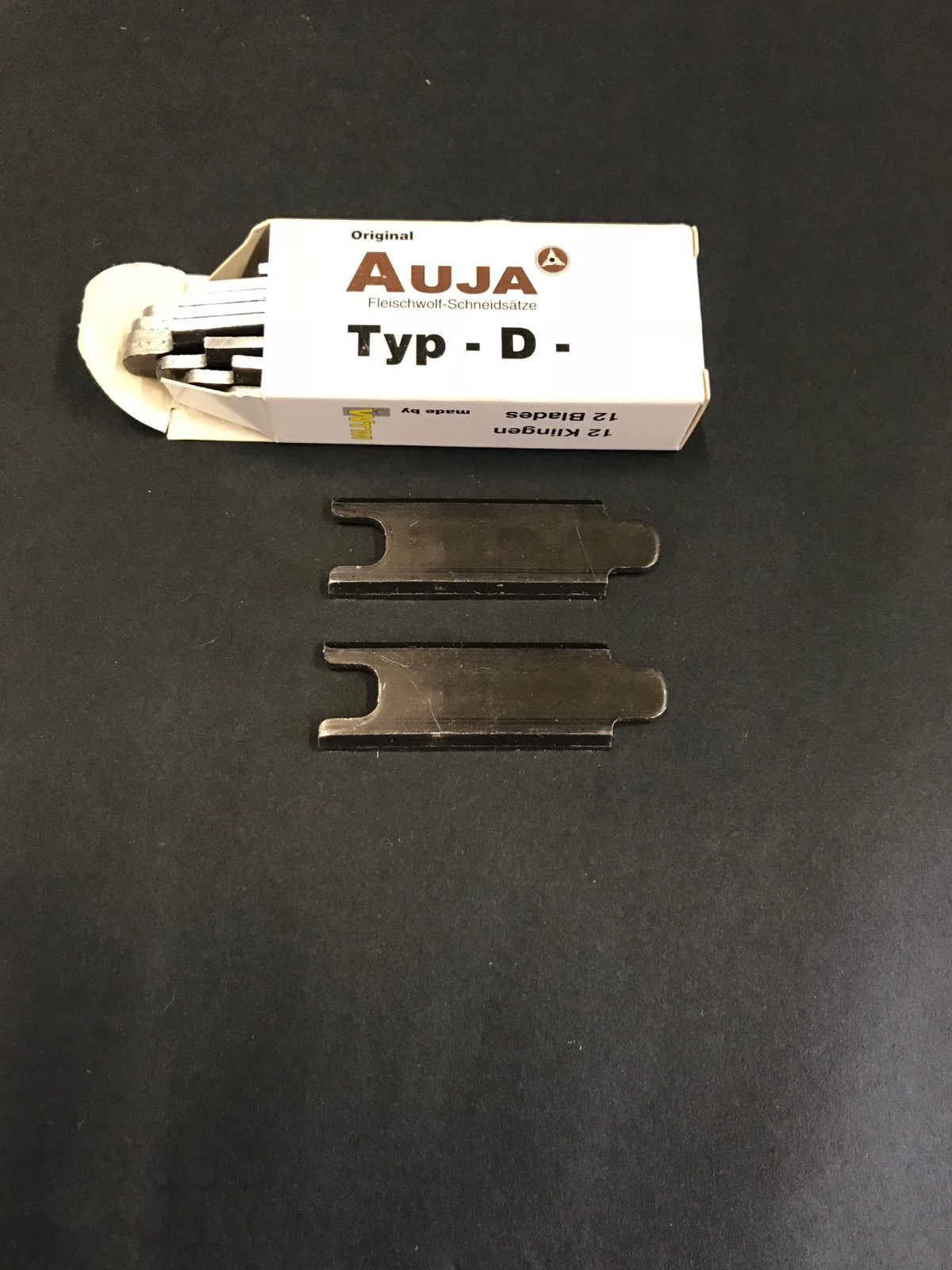 Auja B98 Edelstahl Inox Fleischwolfmesser Messer für Fleischwolf Aujamesser