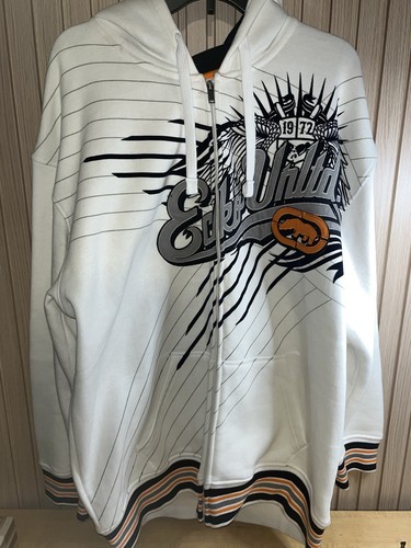 トップス 90's 00's y2k xx outfitters gimmick Vintage Y2K Ecko Unlimited Full Zip Up Hoodie Adult 2XL XXL