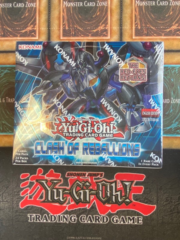 clash of rebellions booster box Yu-Gi-Oh! TCG Clash Of Rebellions Booster Pack – The Games Corner main image 0