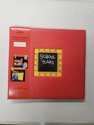 NEW Hallmark School Years 12 Years of School Save The Memories Scrapbook 20 Page