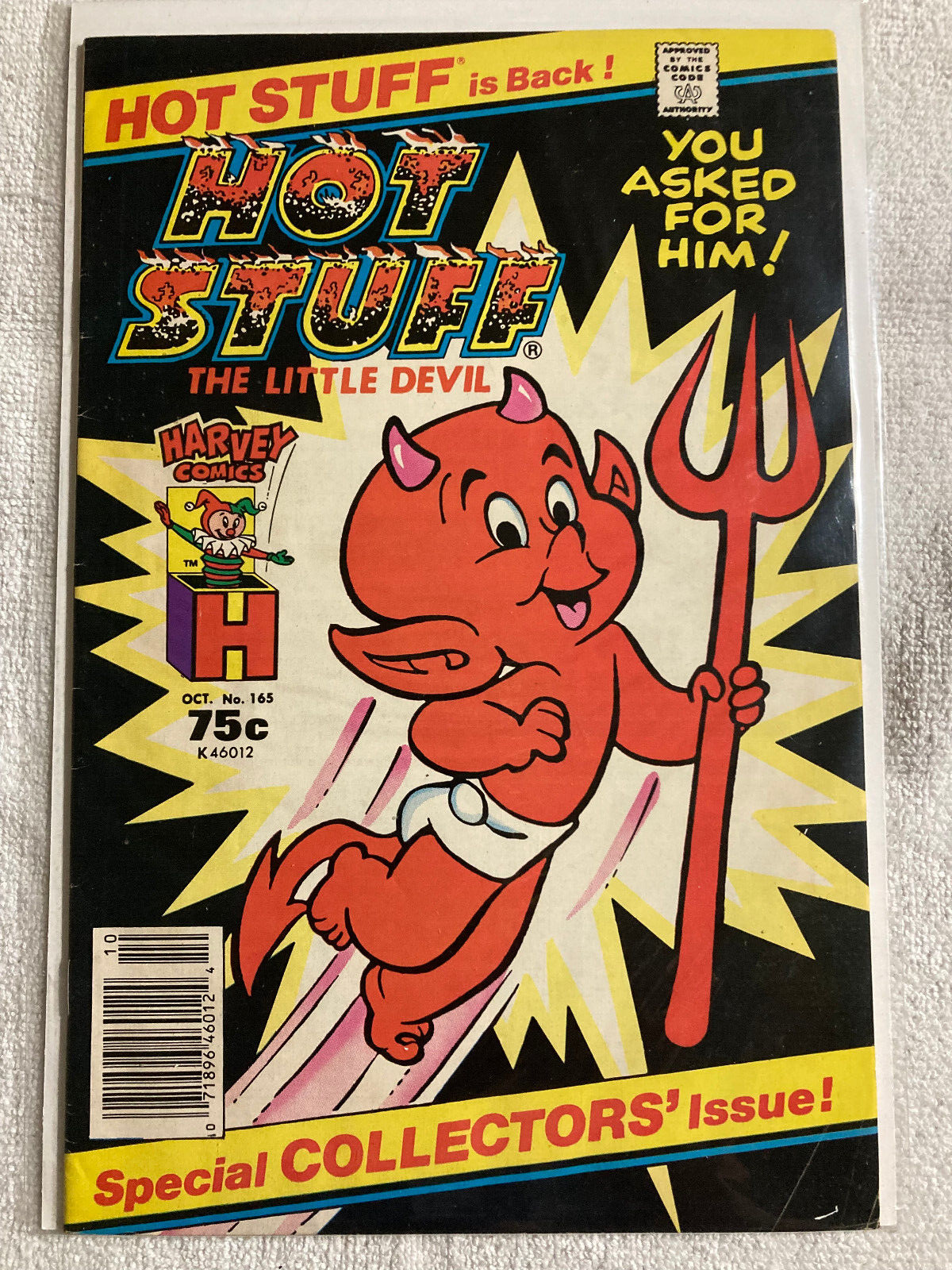 HOT STUFF THE LITTEL DEVIL 限定版 1500個 Hot Stuff The Little Devil #155 Harvey World Comic Bagged