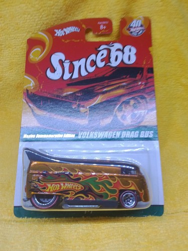 ミニカー Hot Wheels Volkswagen Drag BRAZIL 2010 2010 Hot Wheels GREEN VW VOLKSWAGEN DRAG BUS Brazil