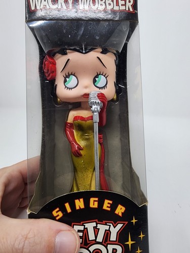 Glamorous Singer BETTY BOOP Gold n Red Dress 2010 Funko