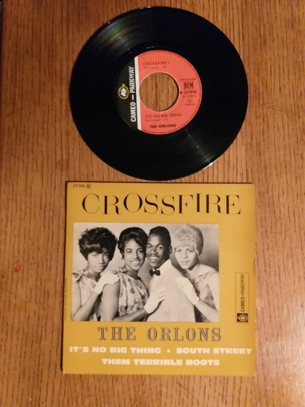 Disque Vinyle  45 Tours  - The Orlons - Crossfire - Rare -
