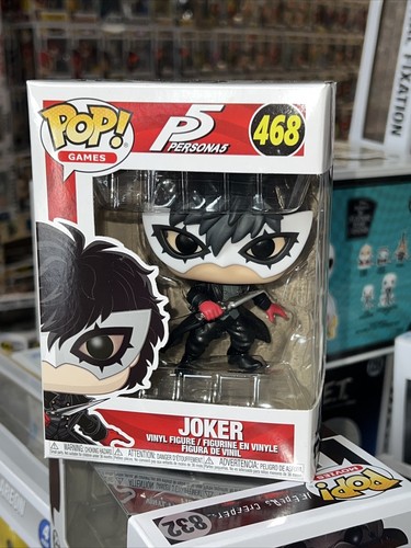 Funko Pop! Games #468 P5 Persona 5 Joker Vinyl Figure. RARE