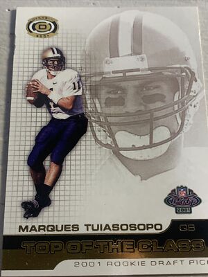 2001 Pacific Dynagon Top of the Class #22 Marques Tuiasosopo NFL Football Card