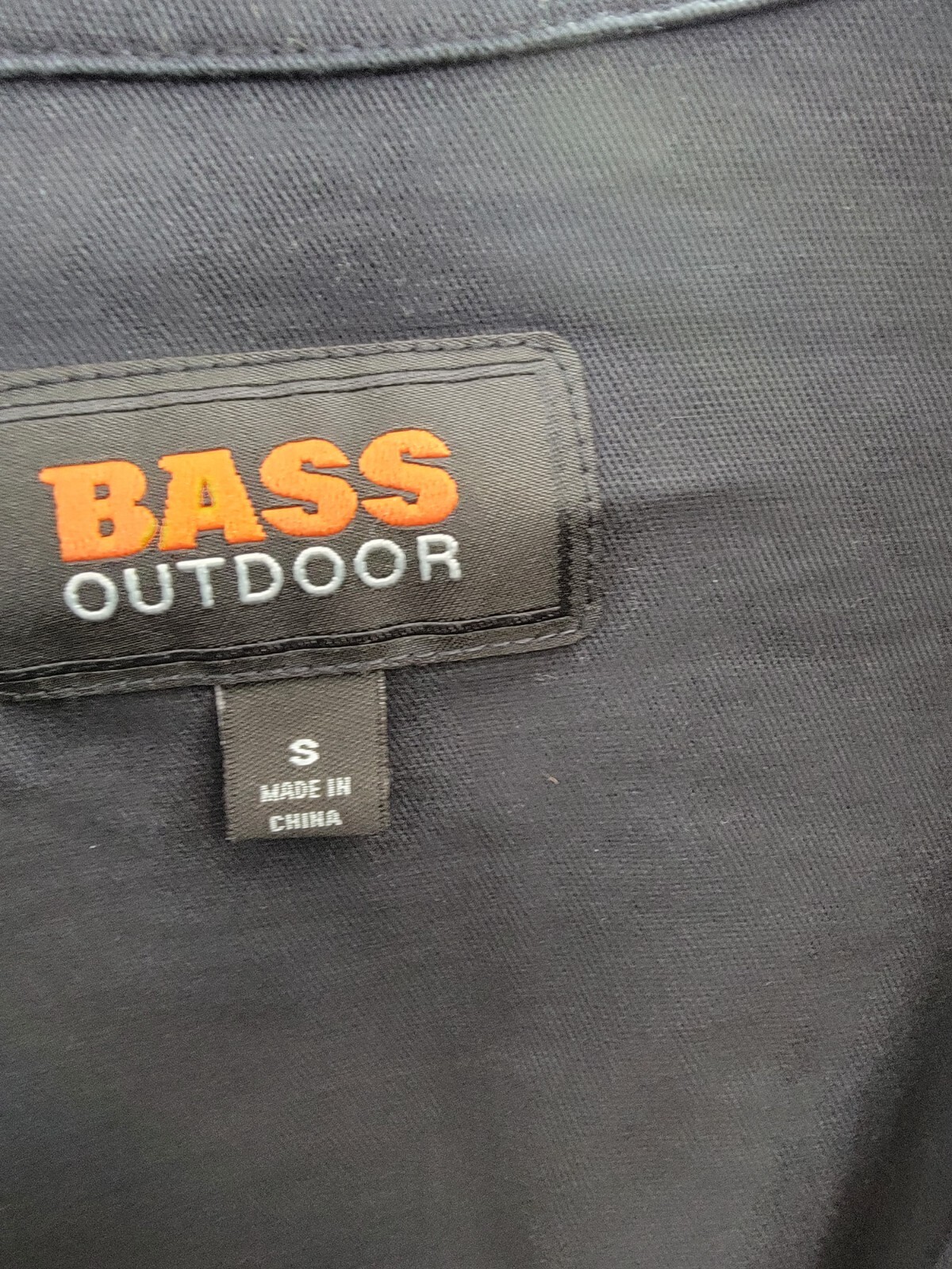Bass Outdoor Relaxed Fit Stretch Worker Shirt Jacket Men's S Black Beauty L/S - Picture 12 of 19